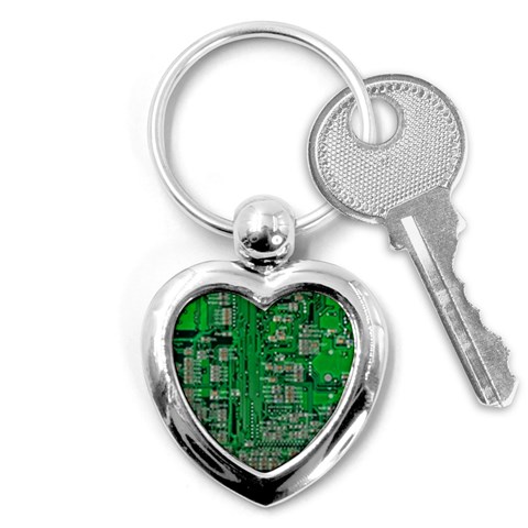 Circuit Key Chain (Heart) from ArtsNow.com Front