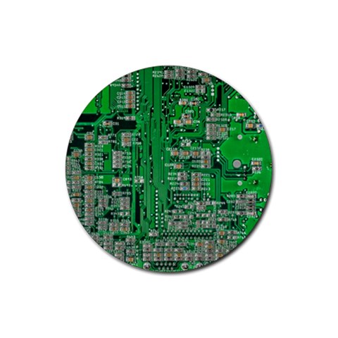 Circuit Rubber Round Coaster (4 pack) from ArtsNow.com Front