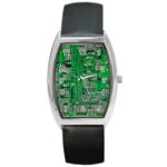 Circuit Barrel Style Metal Watch