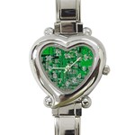 Circuit Heart Italian Charm Watch