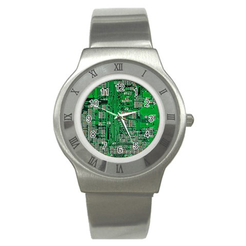 Circuit Stainless Steel Watch from ArtsNow.com Front