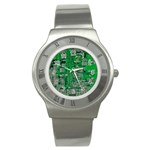 Circuit Stainless Steel Watch