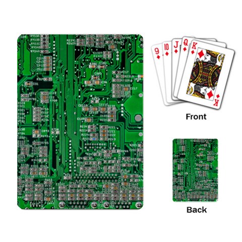 Circuit Playing Cards Single Design from ArtsNow.com Back