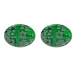 Circuit Cufflinks (Oval)