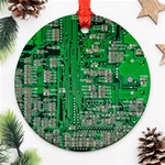 Circuit Round Ornament (Two Sides)