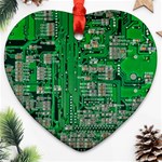 Circuit Heart Ornament (Two Sides)