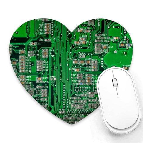 Circuit Heart Mousepad from ArtsNow.com Front