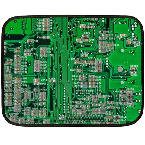 Circuit Double Sided Fleece Blanket (Mini) from ArtsNow.com 35 x27  Blanket Front