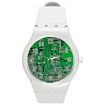 Circuit Round Plastic Sport Watch Medium