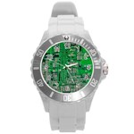 Circuit Round Plastic Sport Watch Large