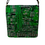 Circuit Flap Closure Messenger Bag (Large)