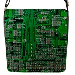 Circuit Flap Closure Messenger Bag (Small)