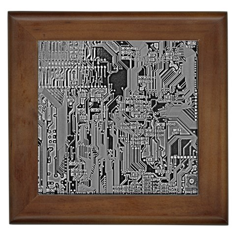 Circuit Framed Tile from ArtsNow.com Front