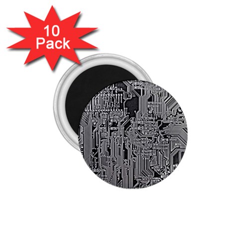 Circuit 1.75  Magnet (10 pack)  from ArtsNow.com Front