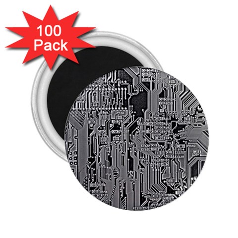 Circuit 2.25  Magnet (100 pack)  from ArtsNow.com Front