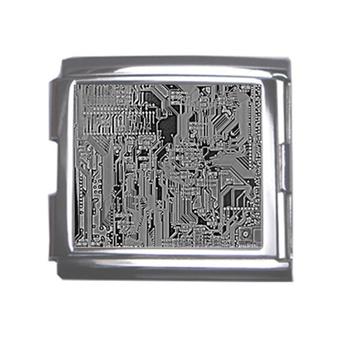 Circuit Mega Link Italian Charm (18mm) from ArtsNow.com Front