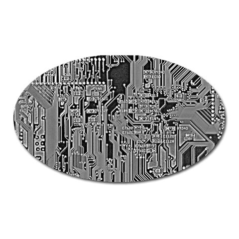 Circuit Magnet (Oval) from ArtsNow.com Front