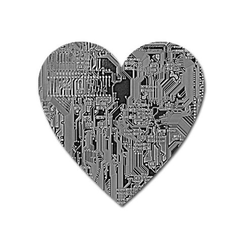 Circuit Magnet (Heart) from ArtsNow.com Front