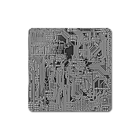 Circuit Magnet (Square) from ArtsNow.com Front