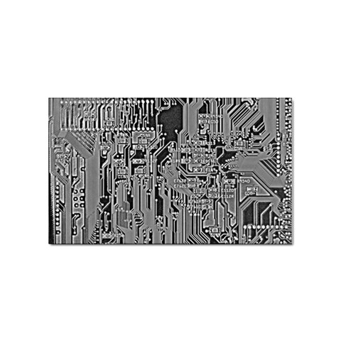 Circuit Sticker Rectangular (100 pack) from ArtsNow.com Front