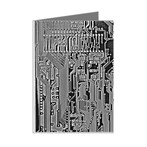 Circuit Mini Greeting Cards (Pkg of 8) from ArtsNow.com Right