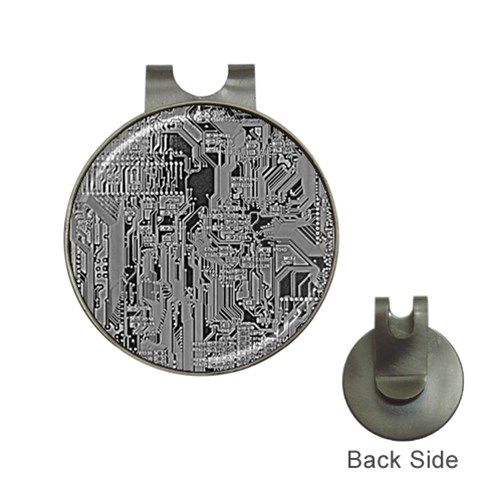 Circuit Golf Ball Marker Hat Clip from ArtsNow.com Front