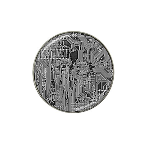 Circuit Hat Clip Ball Marker from ArtsNow.com Front