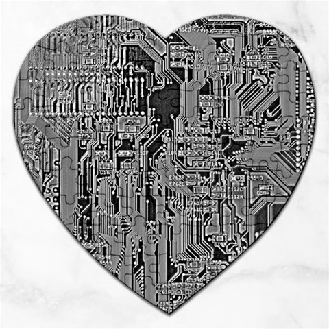 Circuit Jigsaw Puzzle (Heart) from ArtsNow.com Front