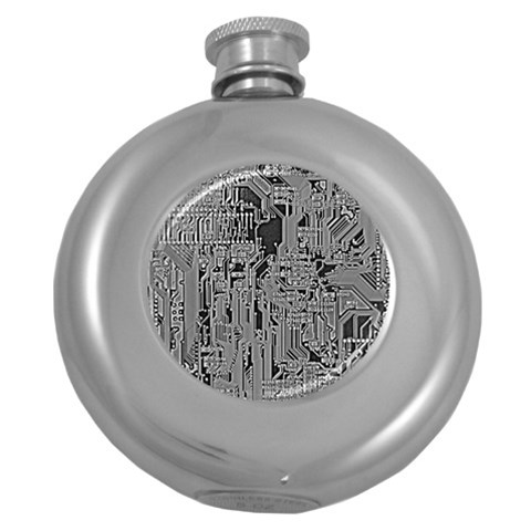 Circuit Hip Flask (5 oz) from ArtsNow.com Front