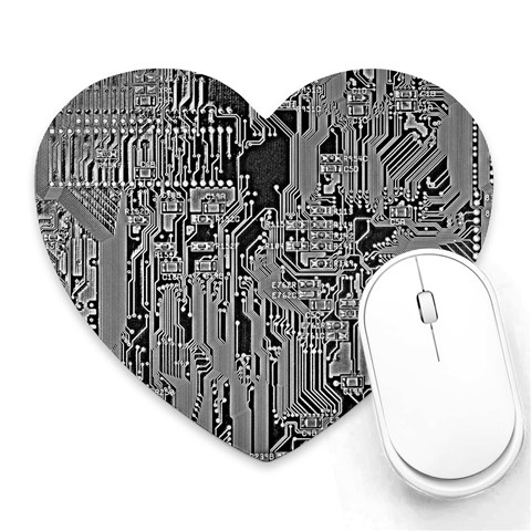 Circuit Heart Mousepad from ArtsNow.com Front