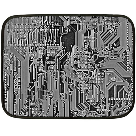 Circuit Double Sided Fleece Blanket (Mini) from ArtsNow.com 35 x27  Blanket Front