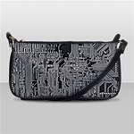 Circuit Shoulder Clutch Bag