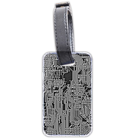 Circuit Luggage Tag (two sides) from ArtsNow.com Front