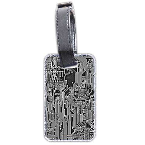 Circuit Luggage Tag (two sides) from ArtsNow.com Back