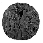 Circuit 18  Premium Round Cushion 