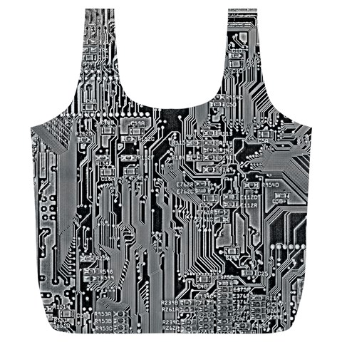 Circuit Full Print Recycle Bag (XL) from ArtsNow.com Back