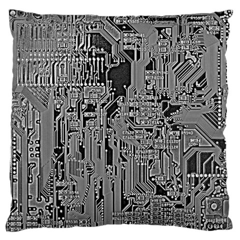 Circuit Large Flano Cushion Case (One Side) from ArtsNow.com Front