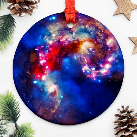 Colorful Cosmos Ornament (Round) from ArtsNow.com Front