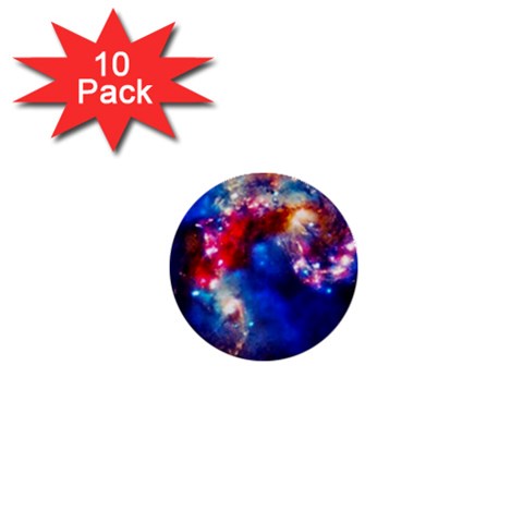 Colorful Cosmos 1  Mini Button (10 pack)  from ArtsNow.com Front