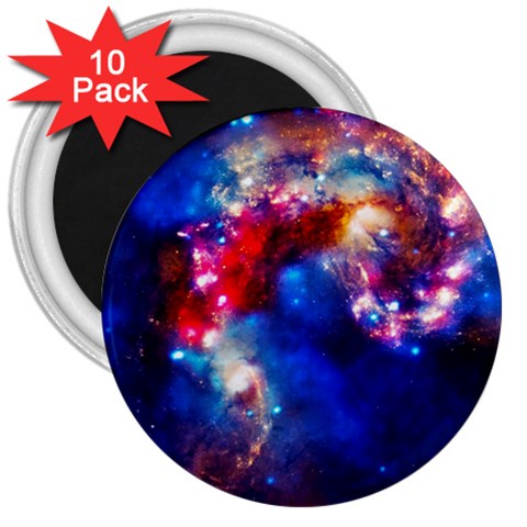 Colorful Cosmos 3  Magnet (10 pack) from ArtsNow.com Front