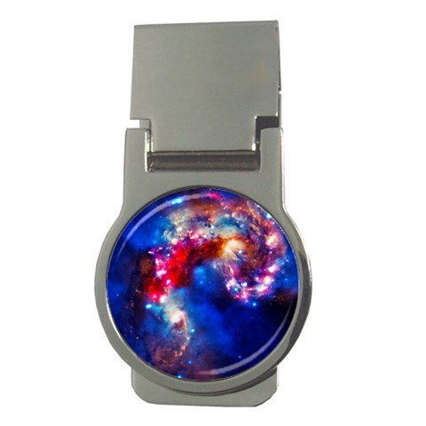 Colorful Cosmos Money Clip (Round) from ArtsNow.com Front