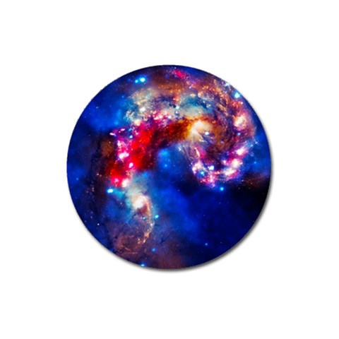 Colorful Cosmos Magnet 3  (Round) from ArtsNow.com Front