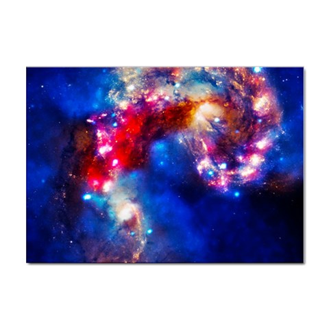 Colorful Cosmos Sticker A4 (10 pack) from ArtsNow.com Front