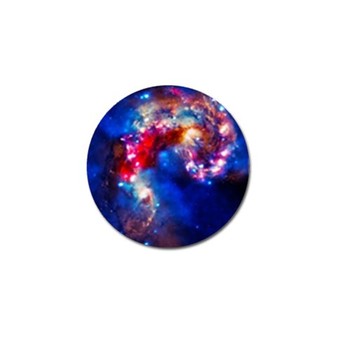 Colorful Cosmos Golf Ball Marker from ArtsNow.com Front