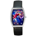 Colorful Cosmos Barrel Style Metal Watch