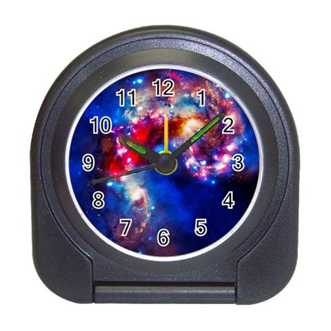 Colorful Cosmos Travel Alarm Clock from ArtsNow.com Front