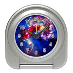 Colorful Cosmos Travel Alarm Clock