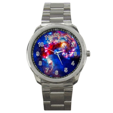 Colorful Cosmos Sport Metal Watch from ArtsNow.com Front