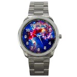 Colorful Cosmos Sport Metal Watch