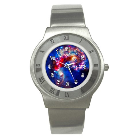 Colorful Cosmos Stainless Steel Watch from ArtsNow.com Front